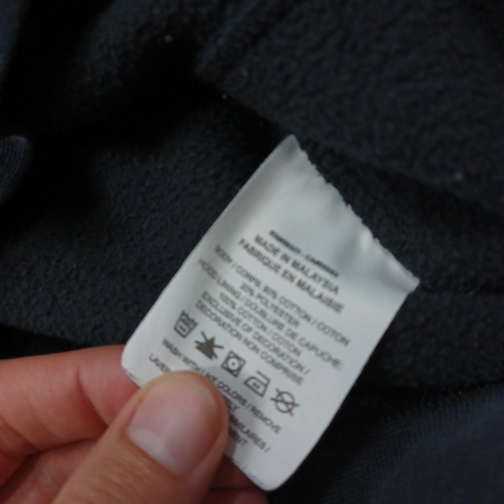 Nike Sweater Mens Small Black Pullover Activewear Hoodie Casual‎ Logo - Picture 5 of 8